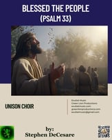 Blessed The People Unison choral sheet music cover